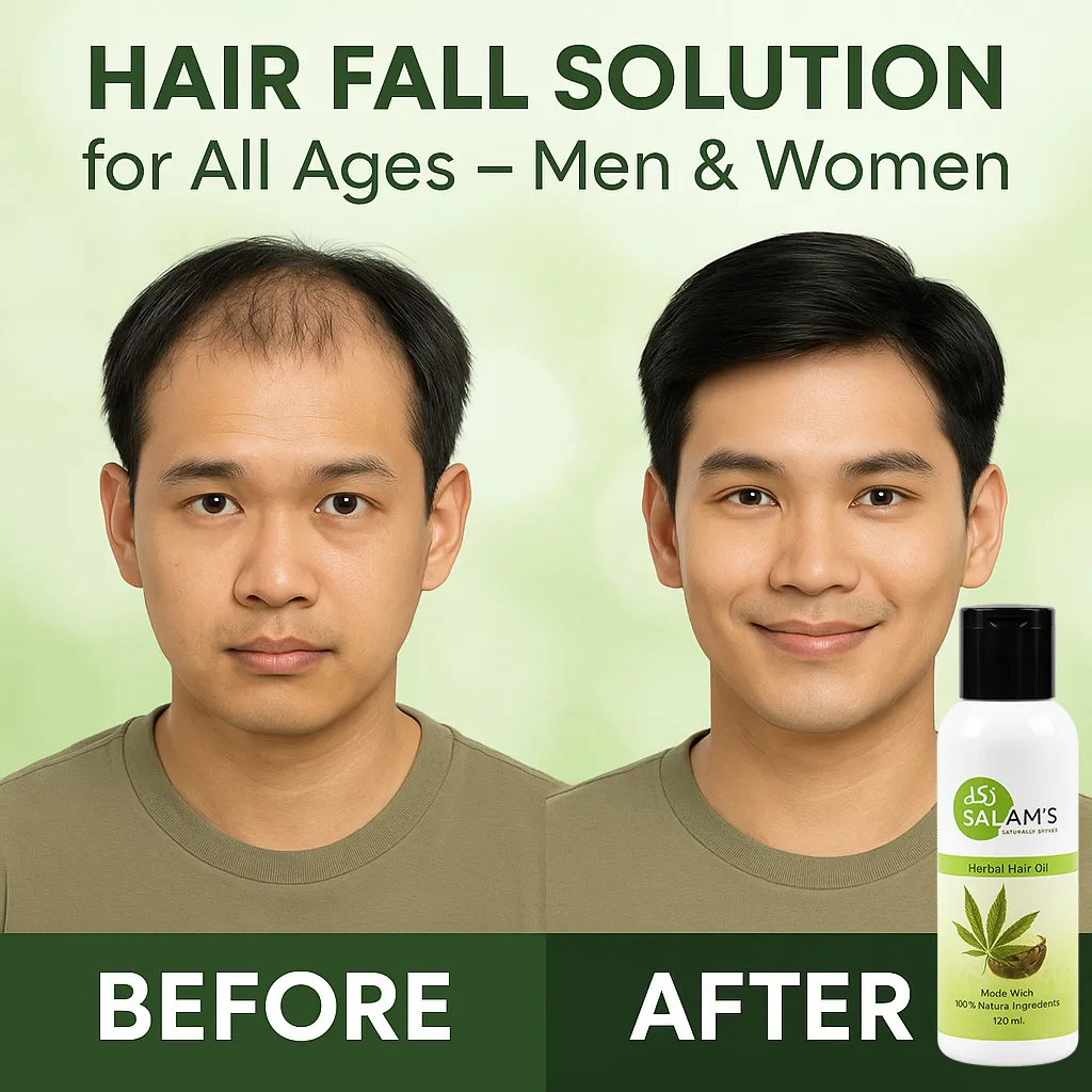 Hair Fall Solution Effectiveness Showcase