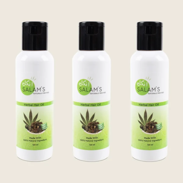 Buy 2 Herbal Hair Oils, Get 1 Free – Organic Bundle